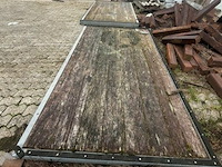 2x poort ± l 266xb 150 cm - afbeelding 1 van  2