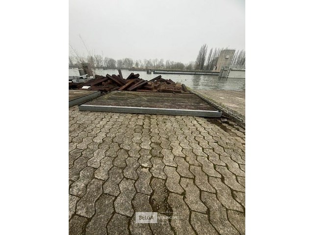 2x poort ± l 266xb 150 cm - afbeelding 2 van  2