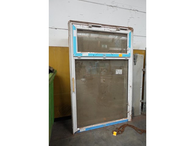 2x raam dubbel glas (+-127x201) - afbeelding 1 van  5