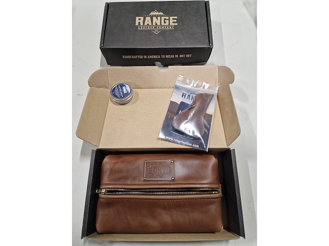 2x range leather travellr bag - afbeelding 1 van  4