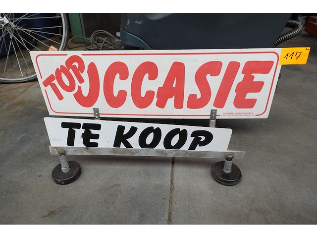 2x reclamebord - afbeelding 3 van  4