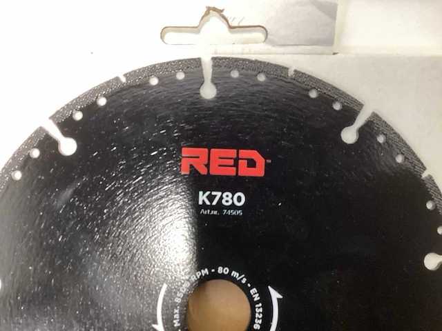 (2x) red k780 diamantzaagblad (gesegmenteerd) - ø180mm x 22.23mm - afbeelding 4 van  8