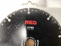 (2x) red k780 diamantzaagblad (gesegmenteerd) - ø180mm x 22.23mm - afbeelding 4 van  8