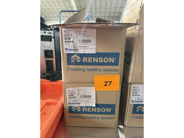 2x renson kit wasplaats - afbeelding 1 van  2