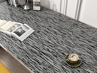 2x rol zelfklevende folie zwart metallic geborsteld 60cmx5m - afbeelding 3 van  4