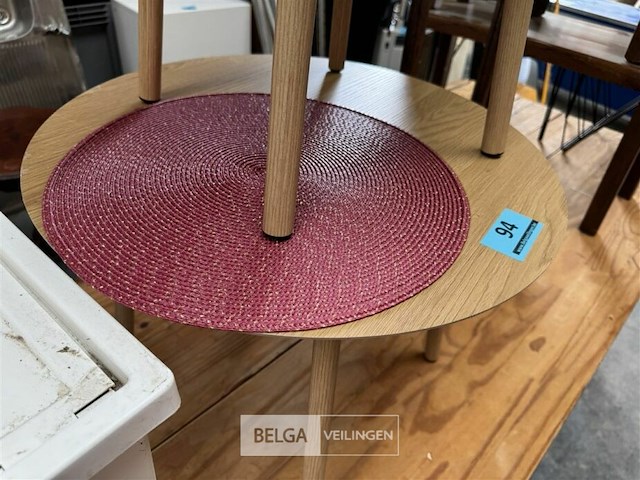 2x ronde bijzettafel - afbeelding 3 van  4