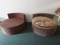 2x ronde zitbank - afbeelding 1 van  5