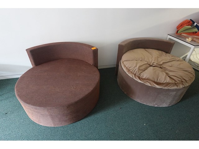 2x ronde zitbank - afbeelding 4 van  5