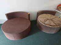 2x ronde zitbank - afbeelding 4 van  5