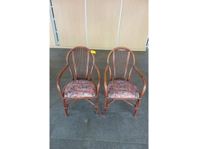 2x rotan stoel - afbeelding 1 van  4