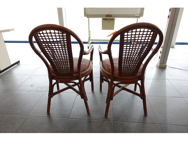 2x rotan stoel - afbeelding 3 van  4