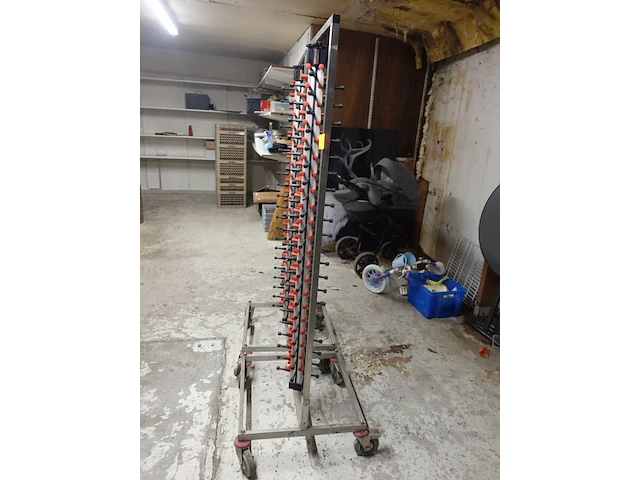 2x rvs bordenrek - afbeelding 2 van  2
