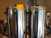 2x rvs koffieperculator - afbeelding 1 van  1