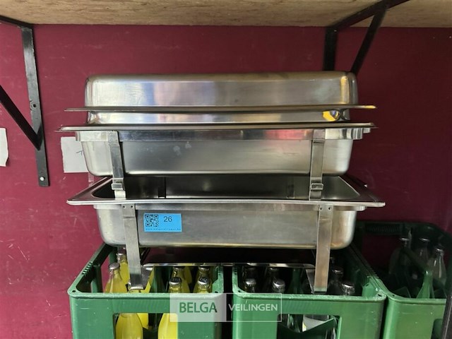 2x rvs shafing dish - afbeelding 3 van  4