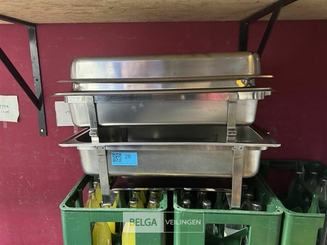 2x rvs shafing dish - afbeelding 4 van  4