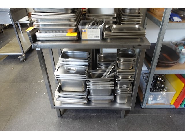 2x rvs tafel - afbeelding 3 van  5