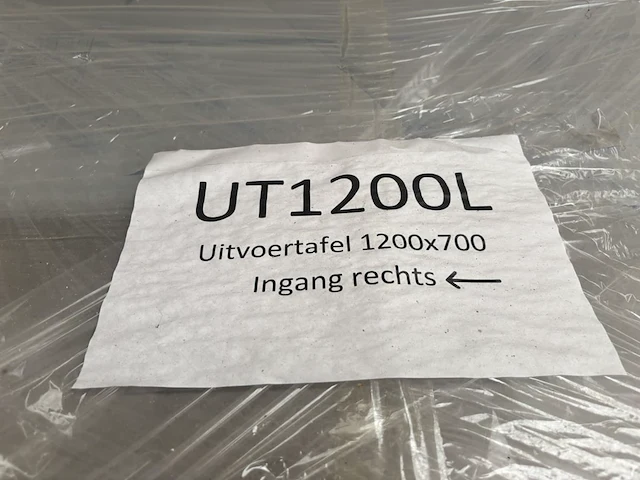 2x rvs uitvoertafel ingang rechts - afbeelding 5 van  5