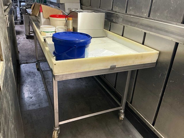 2x rvs werktafel - afbeelding 2 van  2