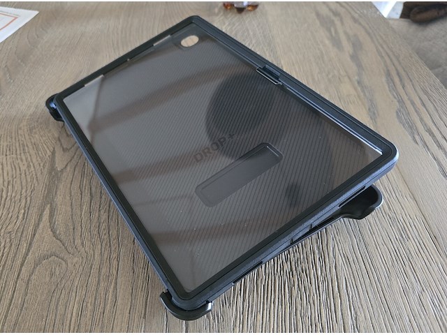 2x samsung galaxy tab a8 defender case - black - afbeelding 2 van  4