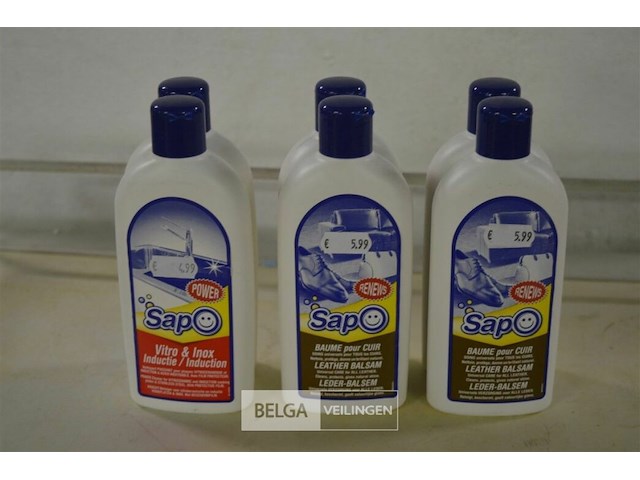 2x sapo vitro en inox , 4x sapo leder balsem - afbeelding 1 van  1