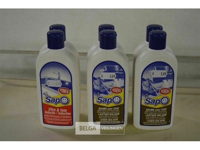 2x sapo vitro en inox , 4x sapo leder balsem - afbeelding 1 van  1