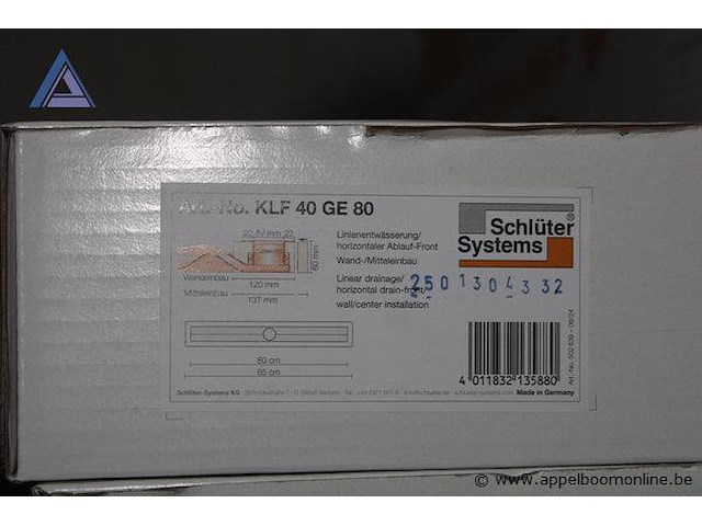 2x schlüter systems - schlüter - klf 40 ge 80 - afbeelding 2 van  2