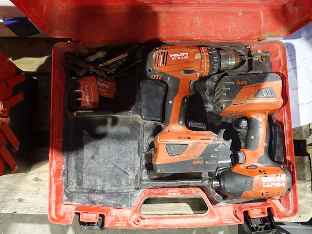 2x schroefboormachine hilti - afbeelding 1 van  2