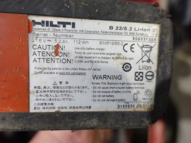 2x schroefboormachine hilti - afbeelding 2 van  2