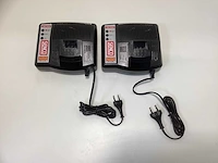 (2x) senco vb0026 acculader - super charger - 9.6v t/m 24v - afbeelding 1 van  5