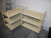 2x serveerwagen - afbeelding 1 van  1