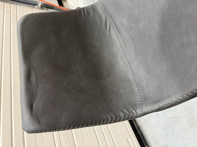 2x showroom barkruk zwart pu leer - afbeelding 4 van  4