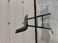 2x showroom barkruk zwart pu leer - afbeelding 2 van  4