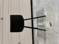 2x showroom barkruk zwart pu leer - afbeelding 3 van  4