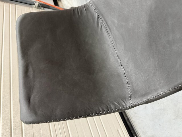 2x showroom barkruk zwart pu leer - afbeelding 4 van  4