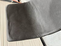 2x showroom barkruk zwart pu leer - afbeelding 4 van  4