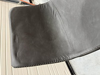 2x showroom barkruk zwart pu leer - afbeelding 4 van  4