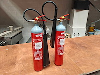 2x sicli - co2 - snelblusser - fire extinguisher - afbeelding 1 van  6
