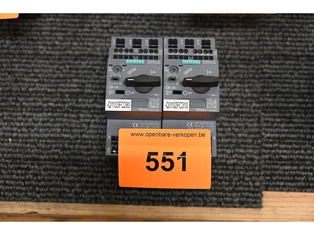 2x siemens sirius motorschakelaars - afbeelding 1 van  1