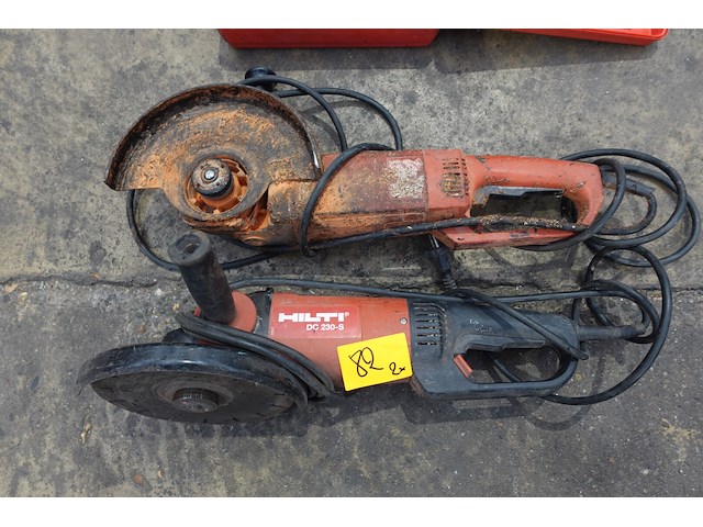 2x slijpschijfmachine hilti - afbeelding 1 van  2
