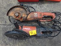 2x slijpschijfmachine hilti - afbeelding 1 van  2