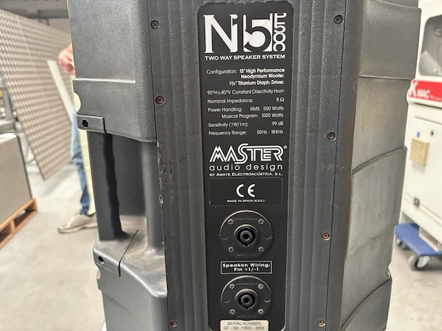 2x speaker master n15p500 - afbeelding 4 van  4