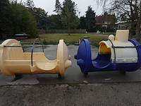 2x speelgoedtreintje