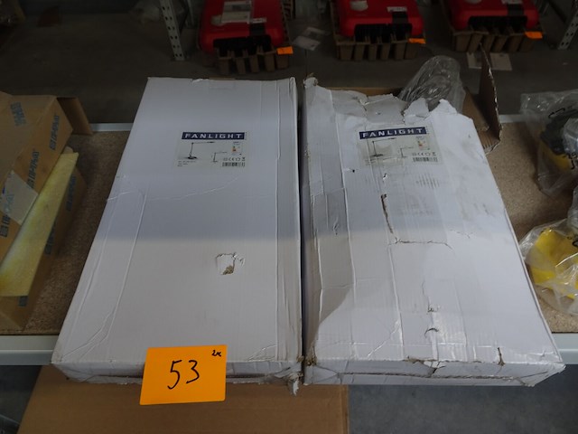 2x staandelamp fanlicht - afbeelding 1 van  2