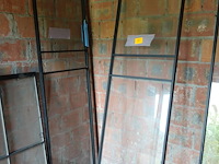 2x stalen raam met glaq - afbeelding 1 van  2