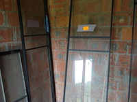 2x stalen raam met glaq - afbeelding 2 van  2