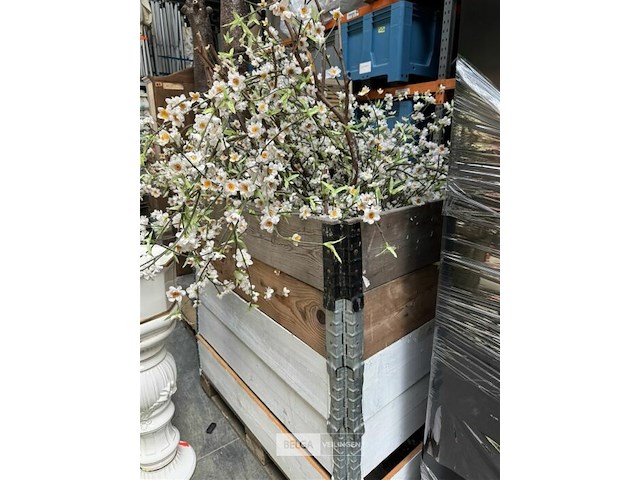 2x stammen + 1 bak kunstbloemen - afbeelding 4 van  5