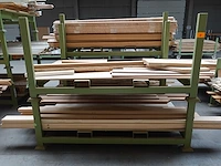 2x stapelbare metalen houder + inhoud