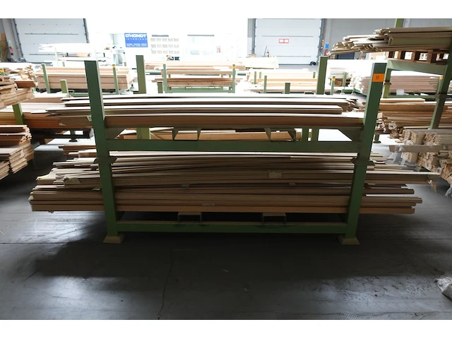 2x stapelbare metalen houder + inhoud - afbeelding 1 van  6