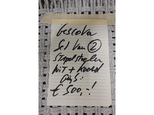 2x stapelstoel gescova - afbeelding 4 van  4