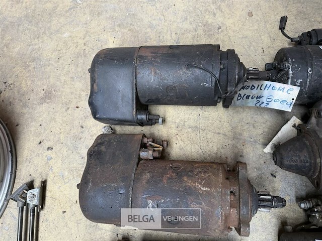 2x starter voor mercedes – occasie - afbeelding 1 van  2